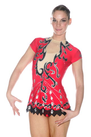 Red Rhythimic Leotards 
